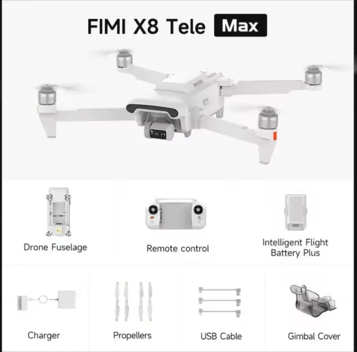 DRONE FIMI X8 TELE MAX ZERO LACRADO