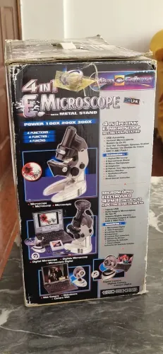 Microscópio Digital 4 em 1 com Tripé de Metal