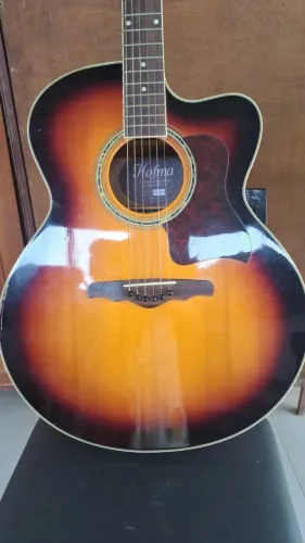 Violão Hofma Hmj 223 Sunburst com Semi Case