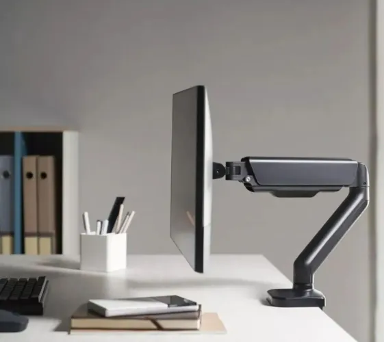Suporte para monitor articulado com pistão a gás