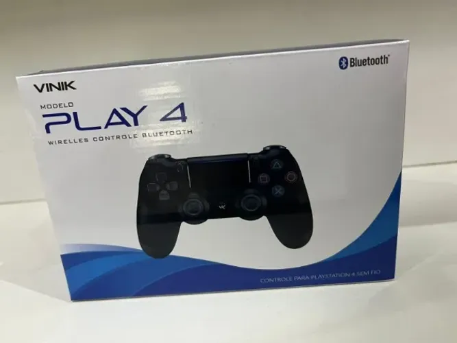 Controle Compatível Play 4 Vinik Sem Fio - Ps4 Bluetooth Loja Coimbra Computadores Entrega
