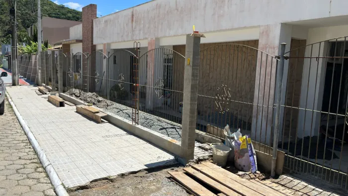 Portão de ferro galvanizado 20m