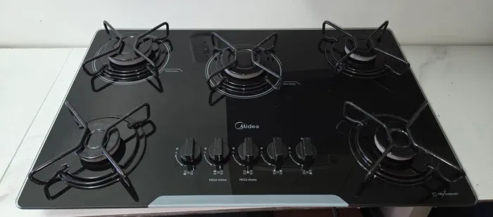 Cooktop de 5 bocas a gás Midea