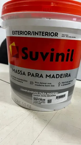 Massa para madeira Suvinil