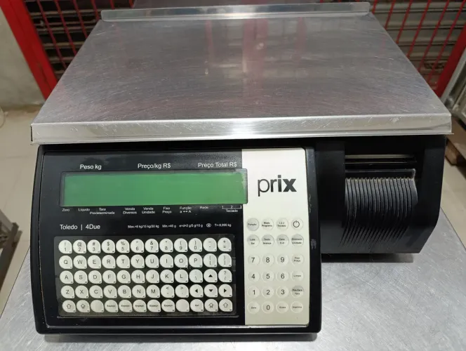Balança Comercial Toledo Prix 4 Due 30kg  (Frete grátis) - Com Impressora e Display Duplo