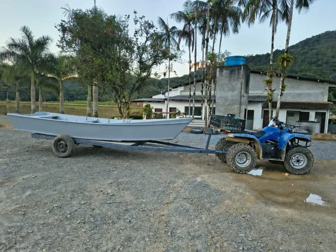 Bateira e carreta