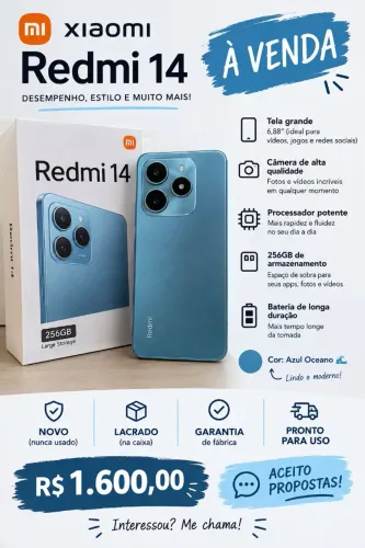 Xiaomi redimi note 14 novo