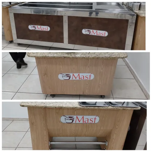 Balcão Térmico quente e frio com duas bancadas