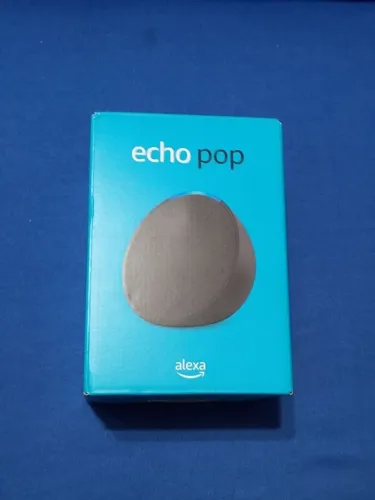 Echo Pop | Smart speaker compacto com som envolvente e Alexa | Cor Preta
