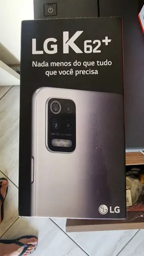 Smartphone LG 62+ 128GB na Caixa com Nota