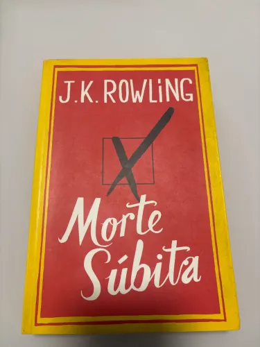 Livro Morte Súbita - J.K. Rowling