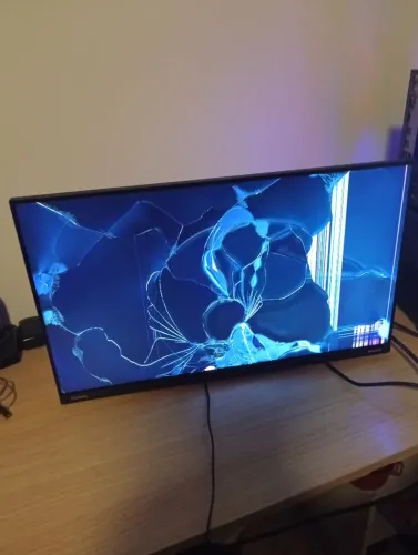 MONITOR SAMSUNG odyssey g30 24pol 144hz 1080p acompanha suporte (TELA DANIFICADA
