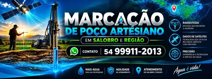 Marcação de Poço Artesiano