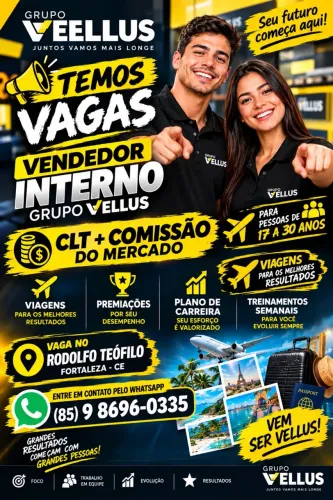 Vaga VENDEDOR (A) interno