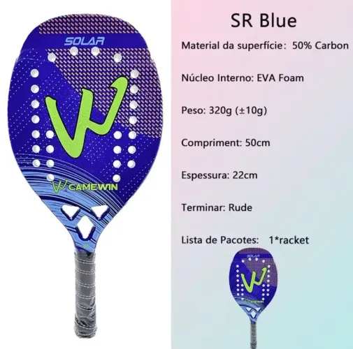 Raquete Beach Tenis Camewin