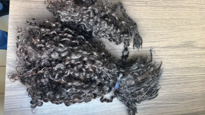 Cabelo humano cacheado 