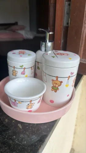 Kit higiene cerâmica
