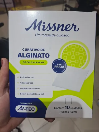 CURATIVO DE ALGINATO DE CÁLCIO COM PRATA