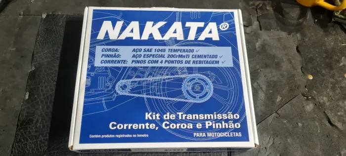 Kit Transmissão (Relação) Fazer 250 Nova NAKATA.
