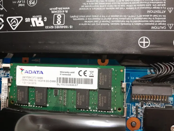 Memória ram notebook