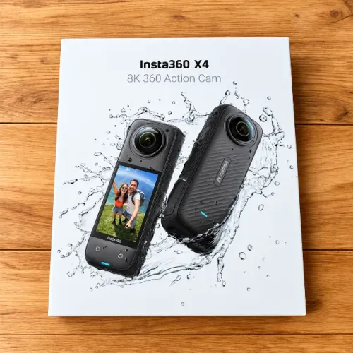 Câmera De Ação Insta360 X4 CINSABMA 72MP WiFi