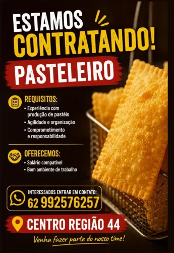 Vaga de pasteleiro