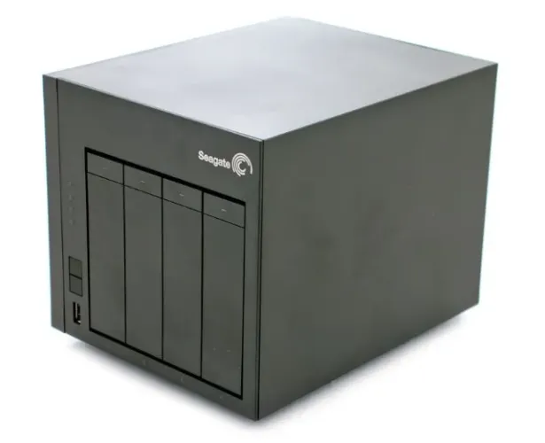 Nas Seagate 4 Baias + 4hd 1tb (4tb Total) 2x Lan Gigabit, Fonte Original (Usado)