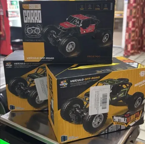Carro Rc 4x4 De Controle Remoto Bateria Recarregável