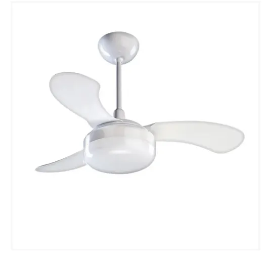 2 Ventiladores De Teto Petit Branco 130W 3 Pás Ventisol 127V