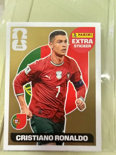 Figurinha Copa Cristiano Ronaldo Gold