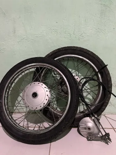 Aro Raiado Original Honda Modelo Cg 160 (com os pneus)