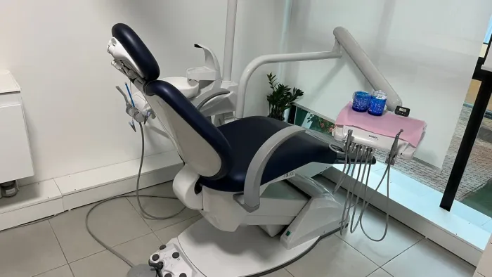 Cadeira Odontológica Impecável Saevo S300 Azul Marinho 
