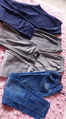 Lote calça menino tamanho 12 e 16