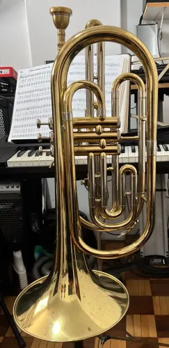 Trombonito de pisto Michael em Sí Bemol funcionando perfeitamente