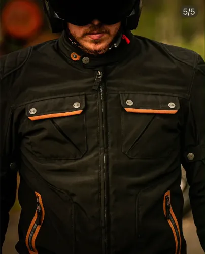 Jaqueta para moto LS2 Bullet Vintage - XL (veste G/M)