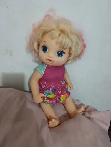 Baby Alive primeiro peniquinho loira sem acessórios