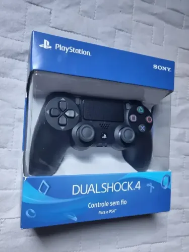 Controle Ps4 Dualshock 4 Preto Original Sony Na Caixa