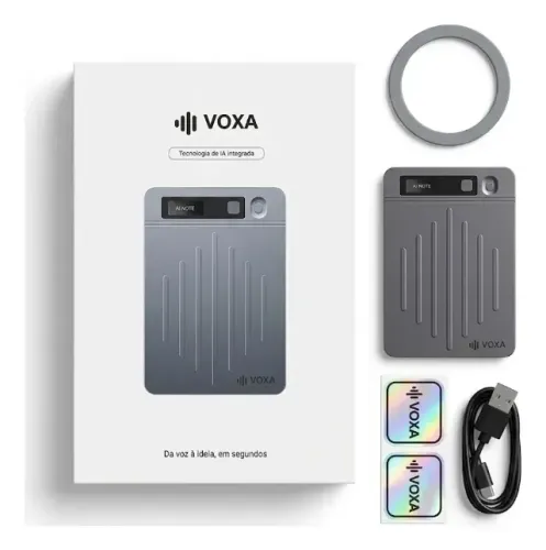 Gravador De Voz Voxa 64gb Com Ia Chatgpt Gemini Similar Plaud Note Lacrado
