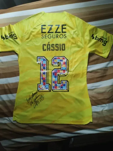 Camisa Oficial Corinthians - Comemorativa 700 Jogos Cássio - Autografada