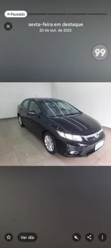 Honda Civic Sedan LXR 2.0 Flexone 16V Aut. 4P 2014