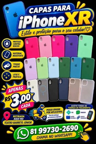 Capa para iPhone XR (seminovas)