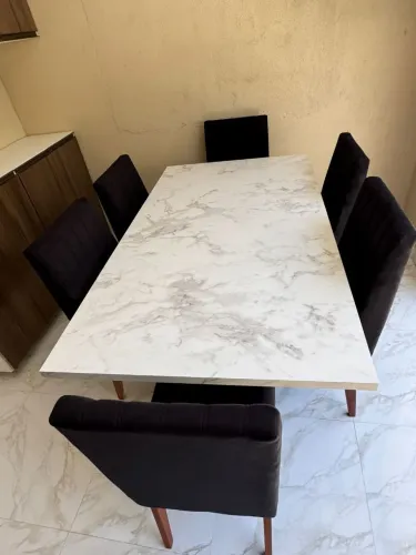 Promoção - mesa de MDF com 6 lugares