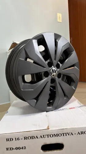 Jogo de Rodas + Calota Vw Aro 16 - Nivus, Polo e T-cross