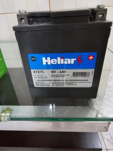 bateria heliar 12 volts x 6 amperes,100% funcionando