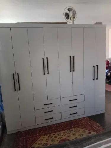 Guarda roupas 2,40x 2,20 usado branco