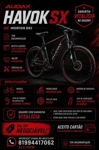 Bicicleta Audax Havok SX