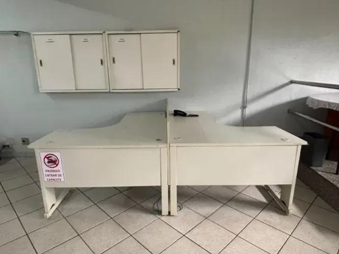 mesa de escritório dupla