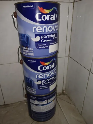 3 latas de tinta coral 3L