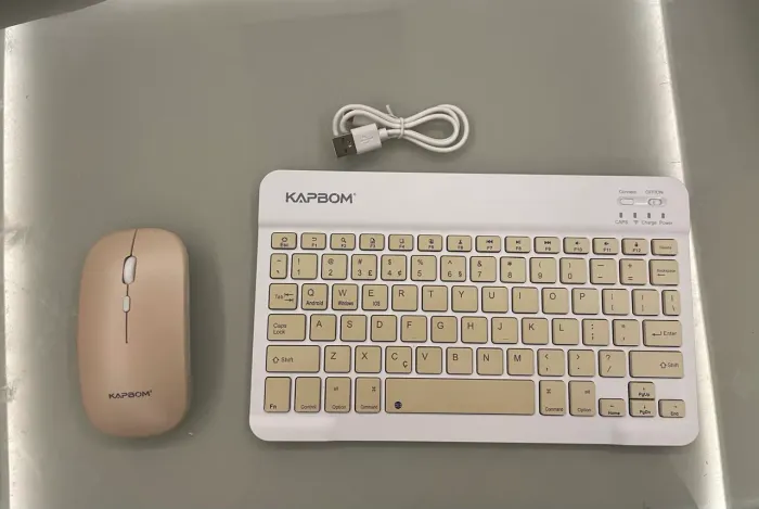 Kit Teclado e Mouse Sem fio- Bluetooth