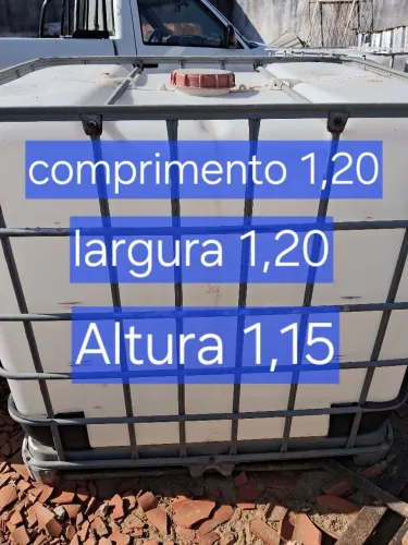 Vendo caixa de água mil litros, valor 350 reais